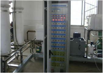 Experimental system of landfill leachate treatment in Wuhan University